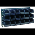 Quantum Storage Systems Steel Complete Package Unit and Storage Bin Combination, 8 in D x 19 in H x 36 in W, 3 Shelves QBR-3619-230-18BK